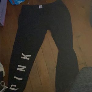 Charcoal colored PINK boyfriend fit